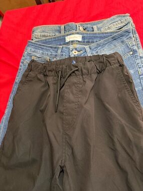 Bundle Of Three Men Jeans  , Yummie Denim, Divided H&M,Denizon From Levi’s